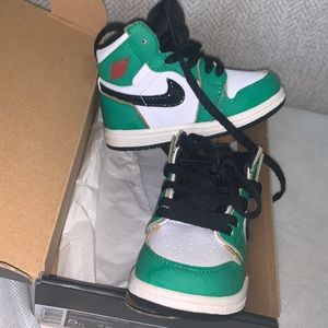 Nike Dunks, Green, Kids, Good Condition